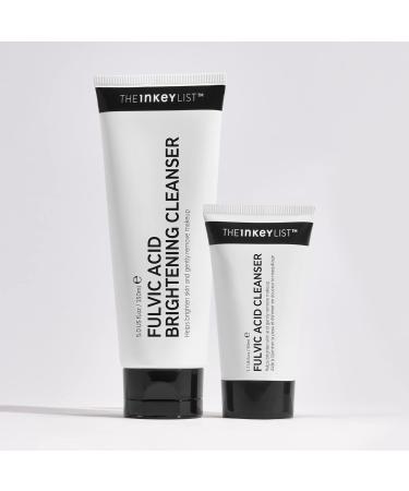 INKEY List Mini Fulvic Acid Brightening Cleanser Gel - Travel Size 2 Pack 1.69 Fl Oz | Exfoliates, Removes Makeup, Improves Skin Tone - Buy Online on SooperMarket.com