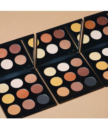 Palladio Ultimate 9-Color Eyeshadow Palette - Talc-Free Formula, High Pigmented Matte & Shimmer Shades in Golden Sands - Long Lasting, Blendable Professional Makeup - Buy Online on SooperMarket.com