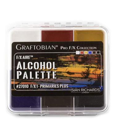 Graftobian F/X Aire Alcohol Activated Palette - SFX Makeup (F/X 1 - Primaries Plus)
