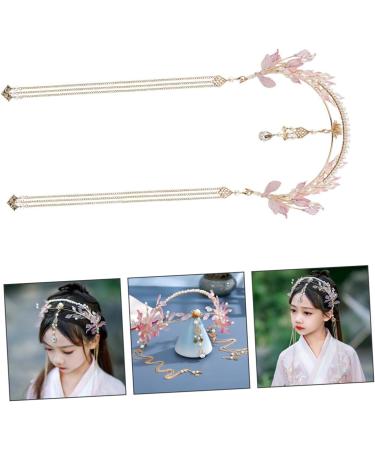 FOYTOKI 1pc Ancient Style Hair Crown Headdress Long Tassel Hair Accessory Vintage Hanfu Hair Accessory Chinese Traditional Hair Accessory Long Tassel Headdress Chinese Style Headband - Buy Online on SooperMarket.com