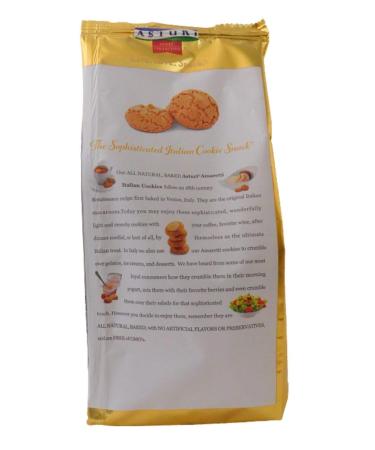 Authentic Italian Amaretti Cookies - 6.35oz (Pack of 3) - Buy Online on SooperMarket.com
