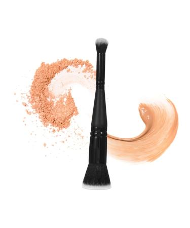 Double-Ended Makeup Brush - Powder Foundation & Blush Applicator for Loose Powder | Perfect for Women - Buy Online on SooperMarket.com