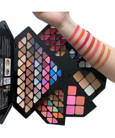 VERONNI All-in-One Makeup Kit for Women - 130 Color Palette Set Includes Eyeshadow Lip Gloss Concealer Highlighter & More - Perfect Makeup Gift Kit - Buy Online on SooperMarket.com