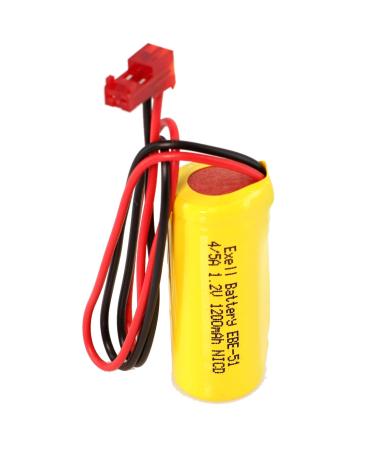 1.2V 1200mAh Exell Emergency Lighting Battery for Lithonia ELB1P201N2 Lithonia ELB1P2901N Lithonia LQMSW3R12277ELW Saft 16440