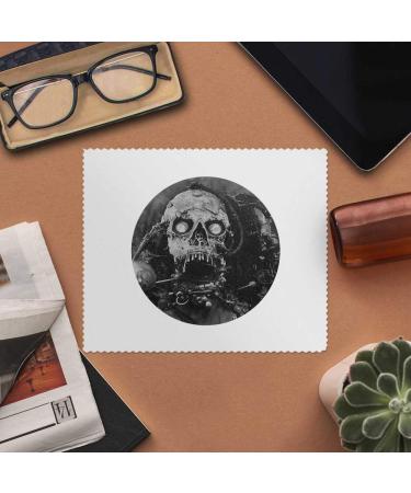 Buy 2 x Cybernetic Skull Microfiber Cleaning Cloths - Premium Quality Eco-Friendly & Versatile Cleaning Solution for Home & Electronics - Buy Online on SooperMarket.com