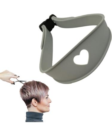 puzzlegame Neckline Templates for Shaving Hair Trimming Tool - Adjustable Curved Silicone Haircut Bands for Hair Salons and Home Gray - Buy Online on SooperMarket.com