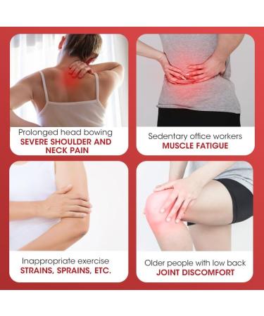 Pain Relief Patch - 10 Patches Knee & Muscle Pain Relief Plaster - Natural 8H Relief for Joint, Neck, Knee Pains - Buy Online on SooperMarket.com