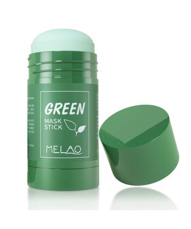 Green Tea Mask Stick, Blackhead Remover Mask, Green Tea Purifying Clay Stick Mask, Moisturizing & Oil Control Facial Pore Cleanser for All Kind Skin Type Women Men