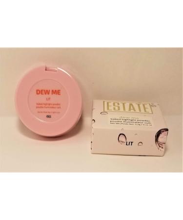 Estate Cosmetics Dew Me Baked Highlighter Lit 0.11 oz - Illuminating Glow - Buy Online on SooperMarket.com