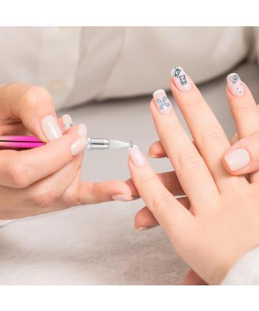 2-Piece Rhinestone Picker Set with Interchangeable Wax Tip - Nail Art Applicator Tool for Perfect Manicures - Buy Online on SooperMarket.com