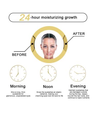 Natural Eyelash Growth Serum with Collagen Oat Extract & Green Algae for Longer Thicker Lashes - 5ml | International Shipping Available - Buy Online on SooperMarket.com