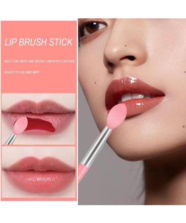 Silicone Mini Lip Brush Set - 4 Pcs Portable & Reusable Lip Applicator Brushes - Buy Online on SooperMarket.com