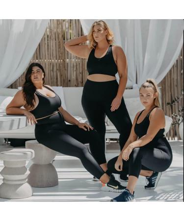 yeuG Women's Plus Size High Waist Tummy Control Leggings with Pocket - 2 Pack, XX-Large - Buy Online on SooperMarket.com