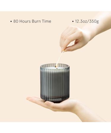 La Jolie Muse Linen Scented Candle - Luxury 12.3oz Jar Candle for Home - Gifts for Women & Men - 80 Hours Long Burning - Buy Online on SooperMarket.com