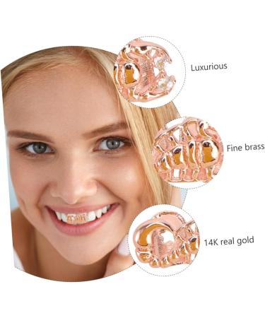 Healeved 3 Pcs Scorpion Single Braces Costume for Men Gold Tooth Photo Props Vampire Like Real 14k - Buy Online on SooperMarket.com