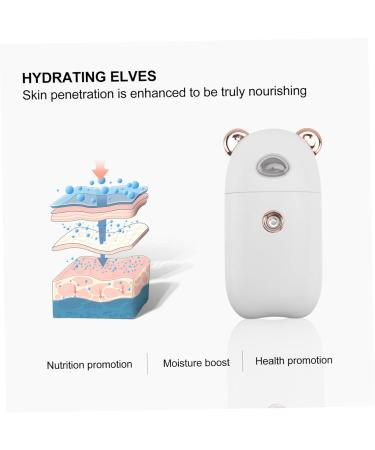 Hemoton 1pc Beauty Humidifier Facial Mist Sprayer Beauty Care Mister Face Face Moisturizing Mister Skin Humidifier Nano Facial Mister Face Steamer Face Sprayer 10.3X5.5CM - Buy Online on SooperMarket.com