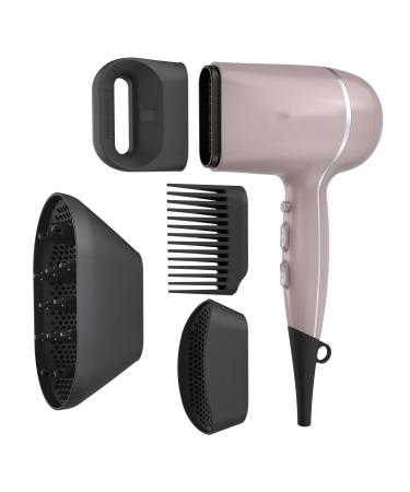 ABABC Ceramic Ionic Hair Dryers Purple with 4 Unique Attachments