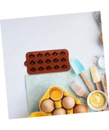 HOMSFOU 6 Pcs Maple Leaf Mold Thanksgiving Fondant Molds Chocolate Thankgiving Cake Mold Fall Candy Ice Jewlery Making Supplies Silicone Baking Mold Fudge Child Chewing Gum Silica Gel - Buy Online on SooperMarket.com