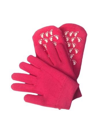 Baupretty silicone socks for dry feet moisturizing gloves gel socks for dry feet gel socks with cracked heels heel socks made of silicone spa socks toes socks cosmetics rosy
