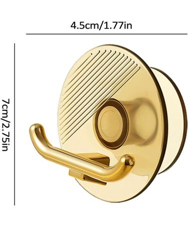Yajexun Connector Holder - Drill-Free Toothbrush Holder & Cable Hook Organizer - Self-Adhesive Transparent Brown Key Towel & Razor Hook for Kitchen & Bathroom - Buy Online on SooperMarket.com