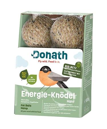DONATH Energy dumplings hemp in the organic network - Meisen dumplings in the organic network - 100g per dumplings - extra portion of hemp portion of hemp portion - valuable year -old wild bird feed - Our manufactory in southern Germany - 6 -way card 6 pi