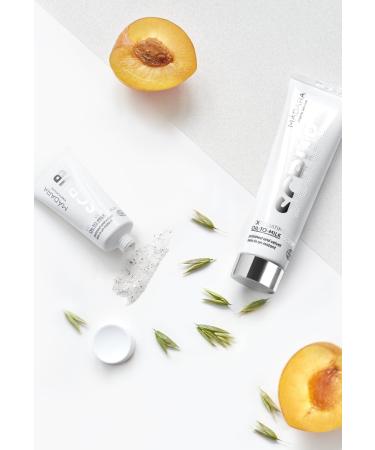M DARA Organic Skincare | Exfoliating Oil-To-Milk Scrub - 60ml With natural volcanic sand Rich oil-based exfoliating formula Gentle cleansing Skin- softening Vegan Ecocert certified - Buy Online on SooperMarket.com