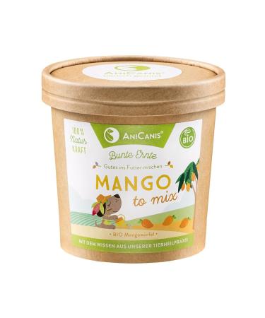 AniCanis Organic Mango for dogs - dried mango cubes - fruit - BARF food supplement - 150g