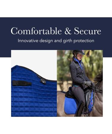 LeMieux White Dressage Suede Square Saddle Pad - Large | Equestrian Riding Equipment & Accessories - Buy Online on SooperMarket.com