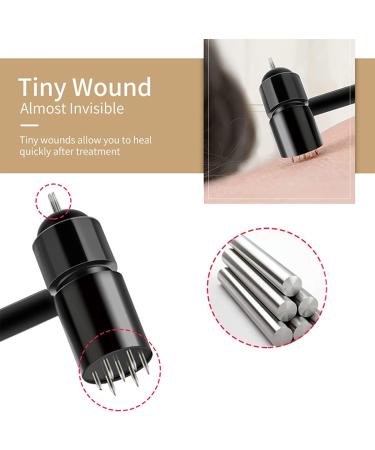 7 Star & Plum Blossom Dermal Hammer Medical Plum Blossom Needle Skin Needle Cupping Acupuncture Treatment with 12 Replace Head Seven Star Blood Needle Blood Needle (1box) - Buy Online on SooperMarket.com