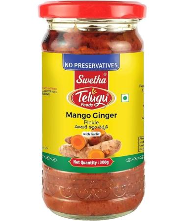 swetha telugu foods MANGO Ginger PICKLE 300G - Buy Online on SooperMarket.com