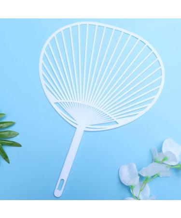 HEALLILY Wedding Frame Fan Making Supplies 20pcs Japanese Paper Fan Frame Uchiwa Frame DIY Hand-held Fan Frame Kit for DIY Crafts (White) Hand- Held Fan Framework Handheld Fans - Buy Online on SooperMarket.com