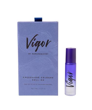 RawChemistry Vigor Pheromone Infused Cologne for Men Roll-On I Men's Cologne with Pheromones I Fragrances for Men