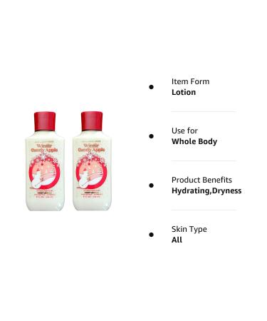 Bath and Body Works Winter Candy Apple Super Smooth Body Lotion 8 Oz - 2 Pack - Buy Online on SooperMarket.com