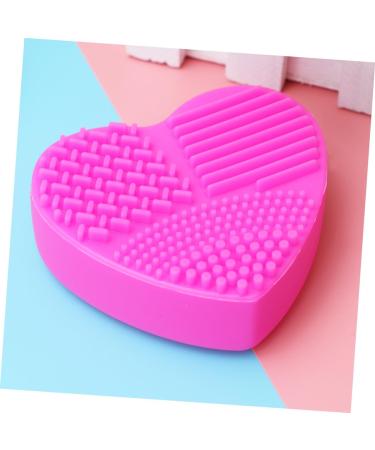 Didiseaon Silicone Makeup Applicator Brush Cleaning Pad Love 8X8.5cm Rosy - Buy Online on SooperMarket.com