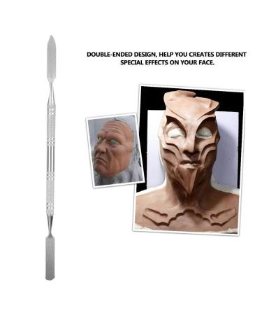 Universal Stainless Steel Skin Wax Knife - Double-Sided Applicator for Special Effects Makeup & Sculpting - Buy Online on SooperMarket.com