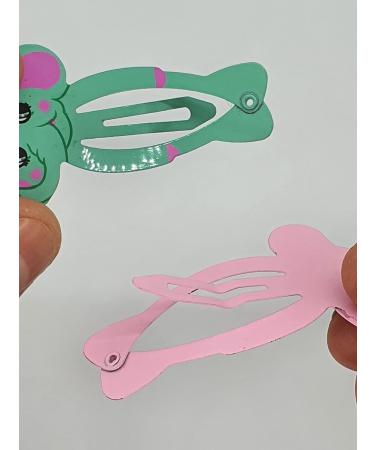 Adorable Elephant Hair Clips for Girls - Kids Snap Metal Hair Accessories - Buy Online on SooperMarket.com