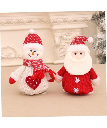 ABOOFAN 5pcs Christmas Bag Candy Bags Snowman Candy Pouch Burlap Bags Bags Apple Bag Elder Redx5pcs 24X19X1CMx5pcs - Buy Online on SooperMarket.com
