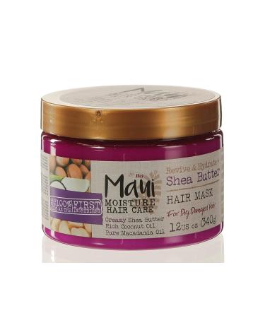 Maui Moisture Shea Butter Hair Mask 340g for Dry, Damaged Hair - Repair and Hydrate - Buy Online on SooperMarket.com