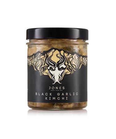 Jones Trust Your Gut Welsh Black Garlic Kimchi (2 x 370g) Raw & Unpasteurised Naturally-Fermented Kimchi with Good Gut Bacteria