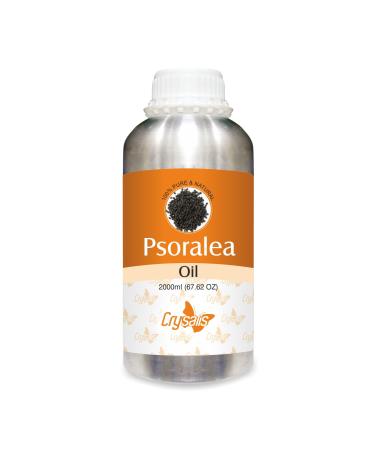 Crysalis Psoralea Pure Carrier Oil (Psoralea corylifolia) Cold Pressed Carrier Oil -2000ml 2.00 l (Pack of 1)