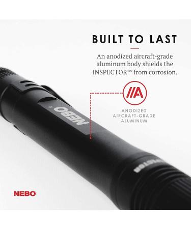 NEBO Inspector  Powerful Waterproof Pocket Light  Three Light Modes  Adjustable Zoom  Impact Resistant  Black - Buy Online on SooperMarket.com