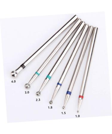 FOMIYES Nails Drill Bits Nail Drill Bits Manicure Drill Bits Grinding Head Round Beads - Buy Online on SooperMarket.com