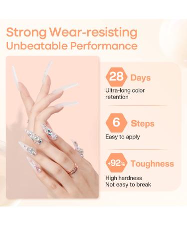 MODELONES Poly Nail Gel Builder 50ML - Clear Color | Nail Extension Gel for Thickening & Enhancement | Professional Technician Tool - Buy Online on SooperMarket.com