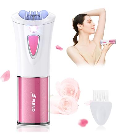 Facial Epilator for Women Cordless Facial Hair Removal for Women Face & Body Hair Remover Electric Mini Epilator for Women with LED Light Bikini Trimmer for Facial Body Armpit Bikini Leg Pink