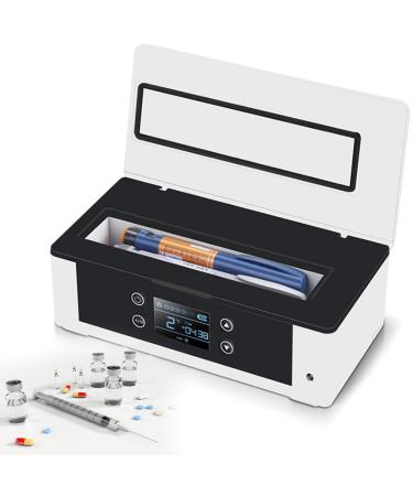 Insulin Cooler Portable Mini Insulin Refrigerated Box Mini Medicine Refrigerator and Insulin Cooler for Car Suitable for Car/Travel/Aircraft
