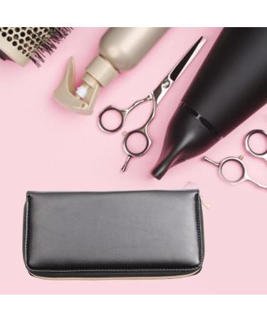 Portable Leather Scissor Organizer Storage Bag Practical Solution for Hair Stylists and Barbers Adjustable Tightness - Buy Online on SooperMarket.com