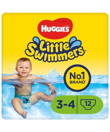 Huggies Little Swimmers disposable swimming diapers for babies and children size 3-4 (7-15 kg) 12 bath diapers unisex 12 pieces (1 Pack) size 3-4 (7-15 kg)