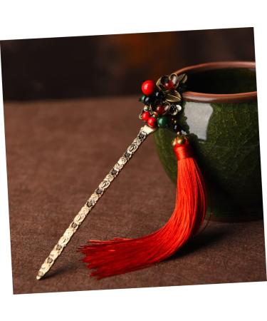 Mikinona Hairpin Vintage Decor Chinese Vintage Hair Clips Chinese Hair Chopstick Chinese Hair Accessories Hair Bun Stick Hanfu Hair Sticks Chinese Hair Forks Classic Alloy Woman Metal - Buy Online on SooperMarket.com
