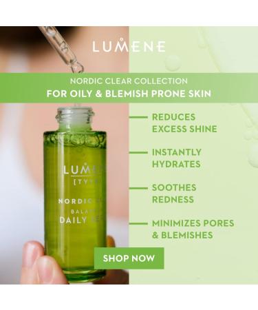 Buy Lumene Nordic Clear Balancing Daily Serum - Hydrating Niacinamide for Oily & Acne-Prone Skin | Reduce Pores & Redness - 1 fl oz - International Shipping Available - Buy Online on SooperMarket.com