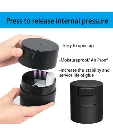 Sealed Eyelash Glue Storage Tank - Leak-proof Container for Lash Extension Supplies - Buy Online on SooperMarket.com
